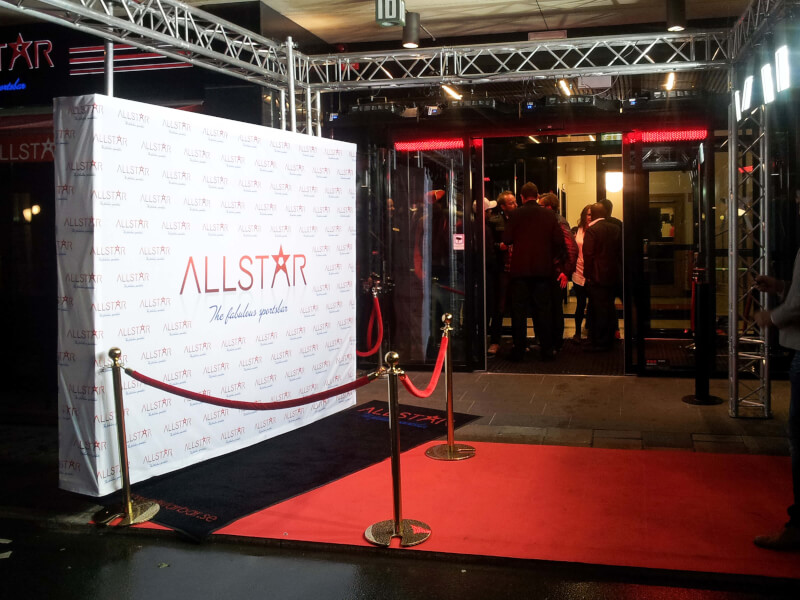 Pop up tygvägg Large